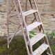 Antique wooden stepladder