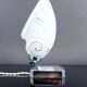 Modernist Art Deco "Coquillage" lamp, France, circa 1930