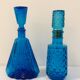 Blue decanter