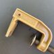 Architect lamp Wechselstrom beige sand color Made GDR (Germany)model large arm 70s.
