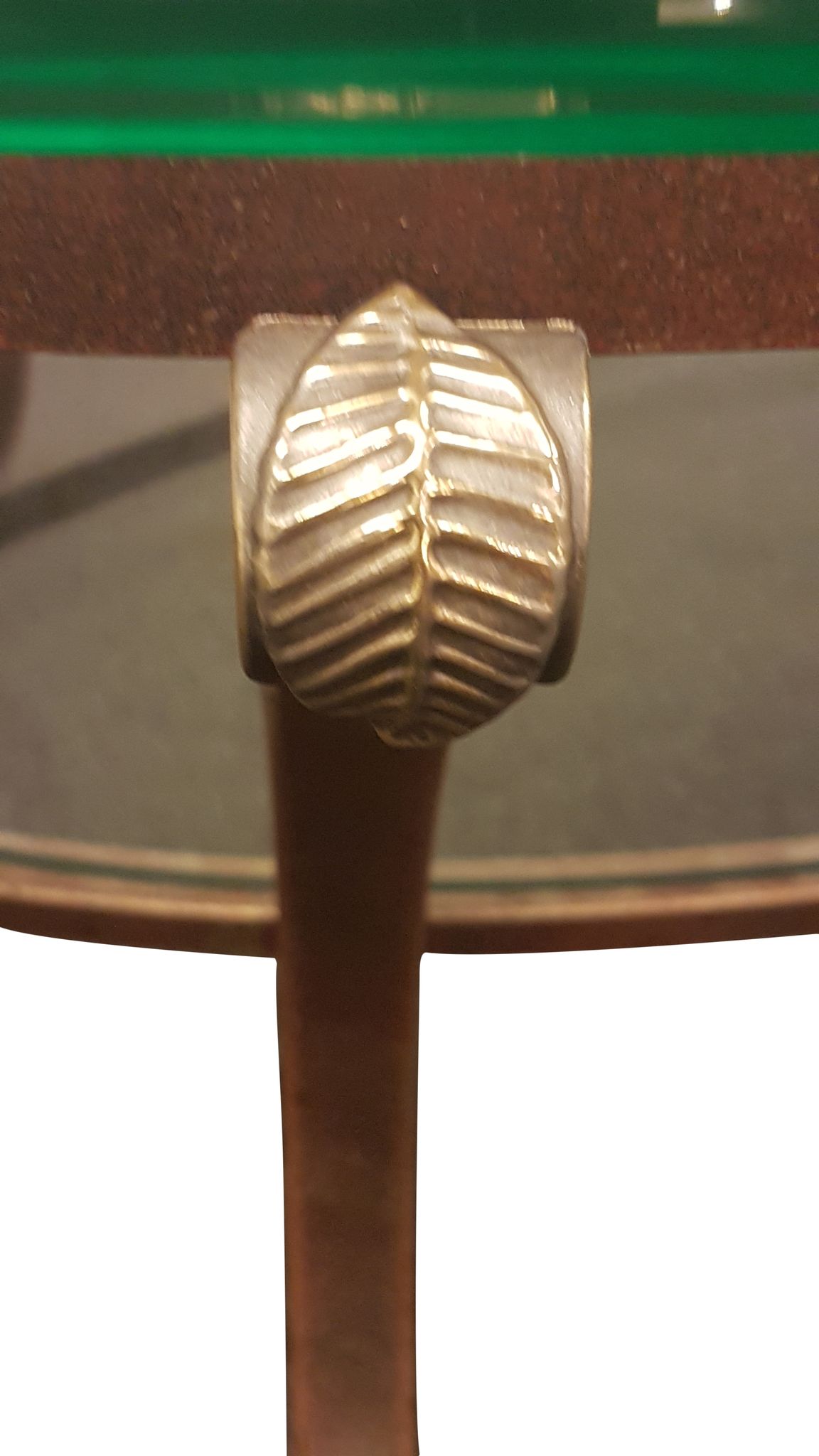 Vintage oval coffee table by Pierre Vandel, France, 1970s