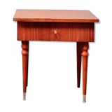 Mahogany bedside table