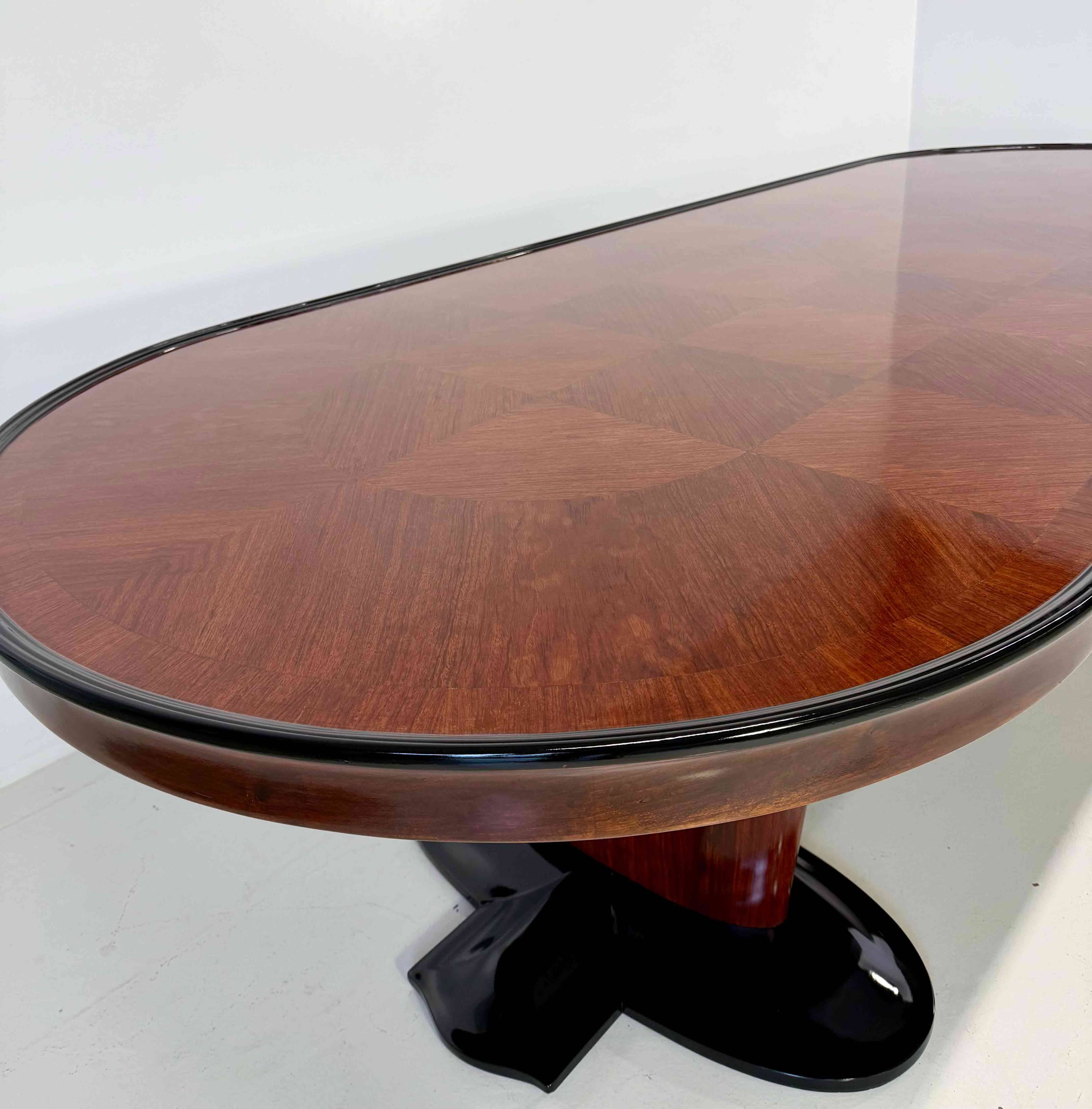 Italian Art Deco Dining and Conference Table, 1940s