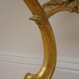 Early 19th century giltwood console table hall table