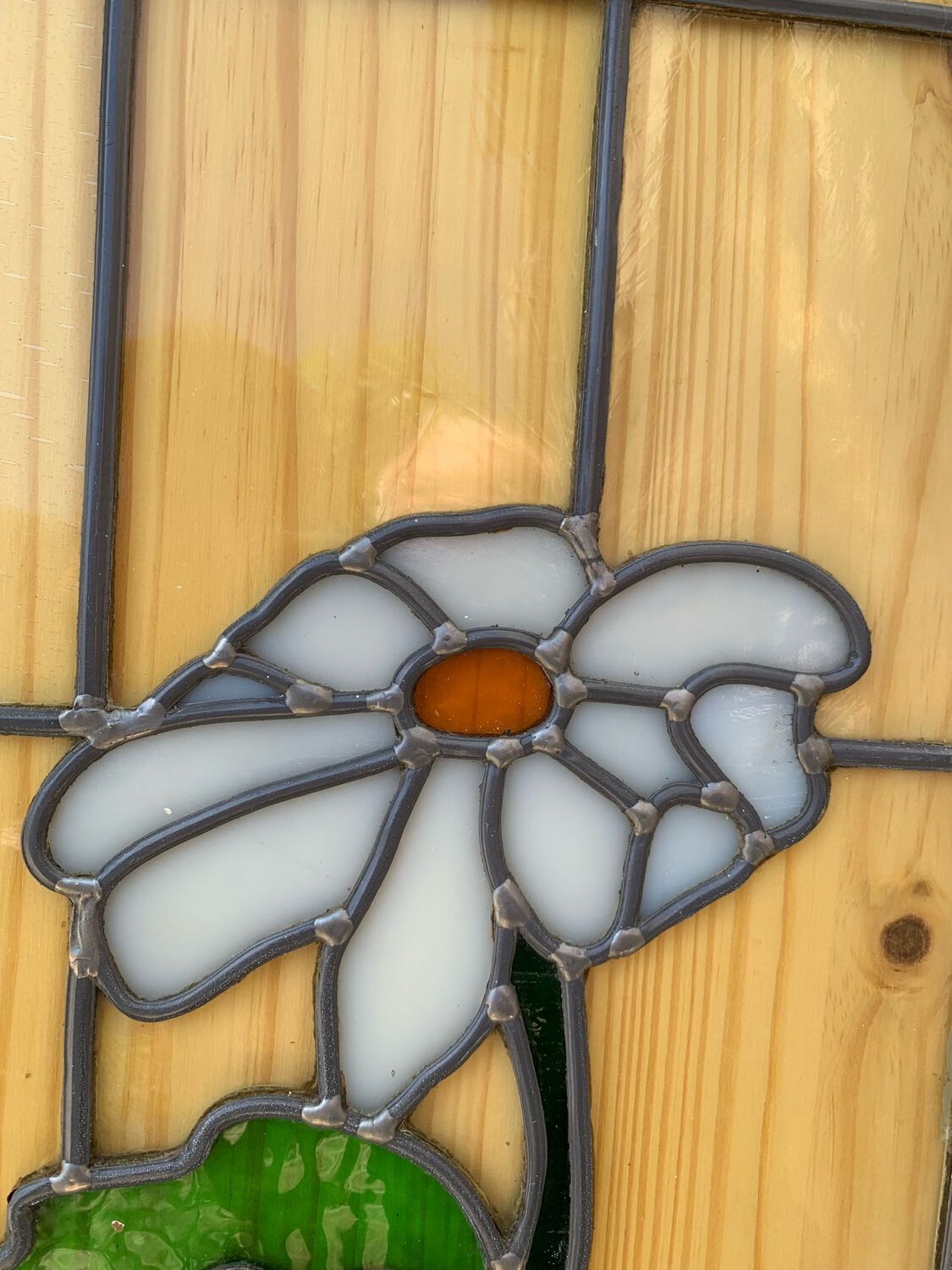 Art Deco Stained Glass 140x30
