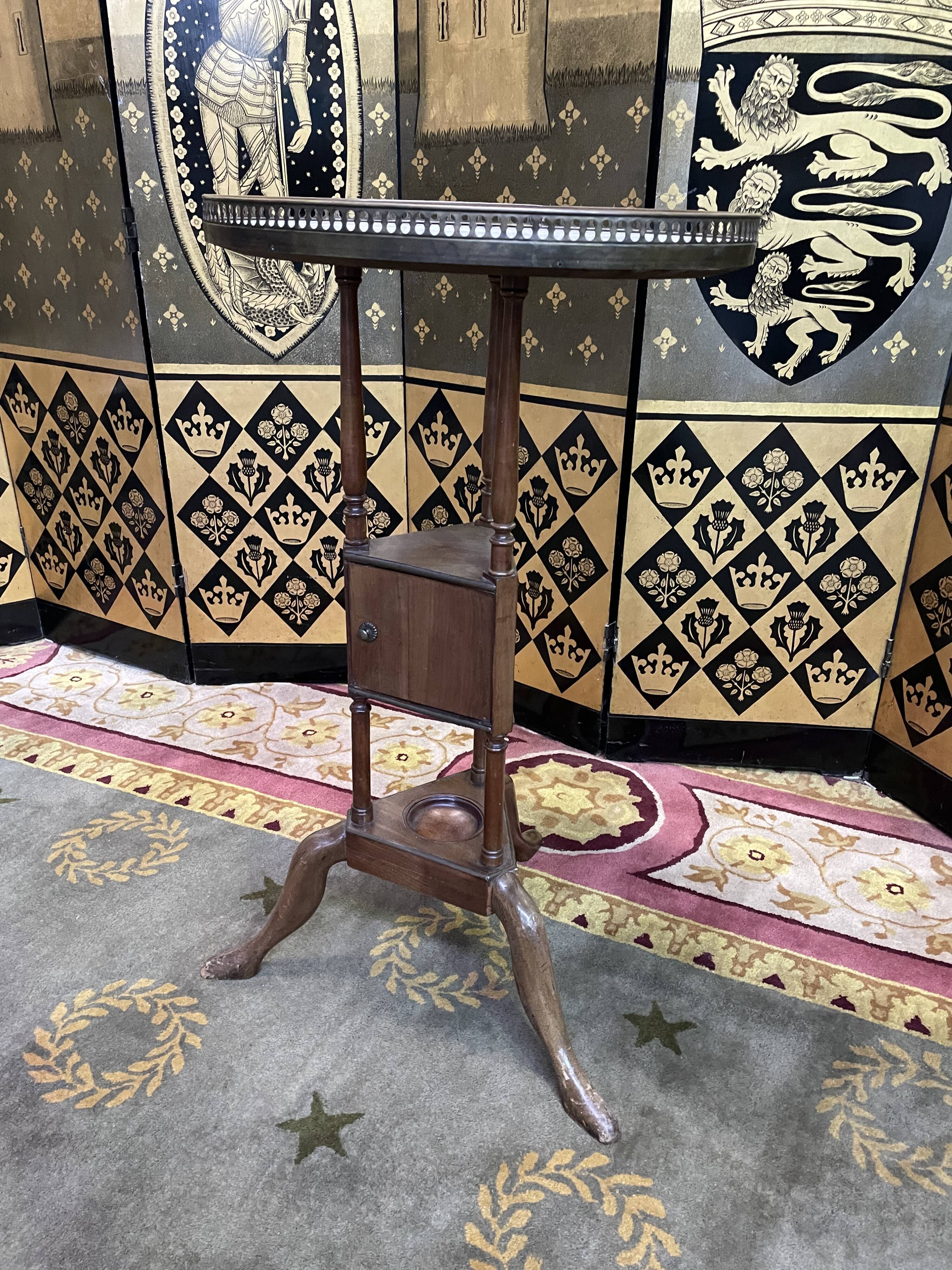 Louis XVI style pedestal table marble