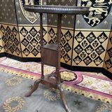 Louis XVI style pedestal table marble
