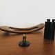 Teakwood and Sisal Cascading Lamp by Jean Rispal