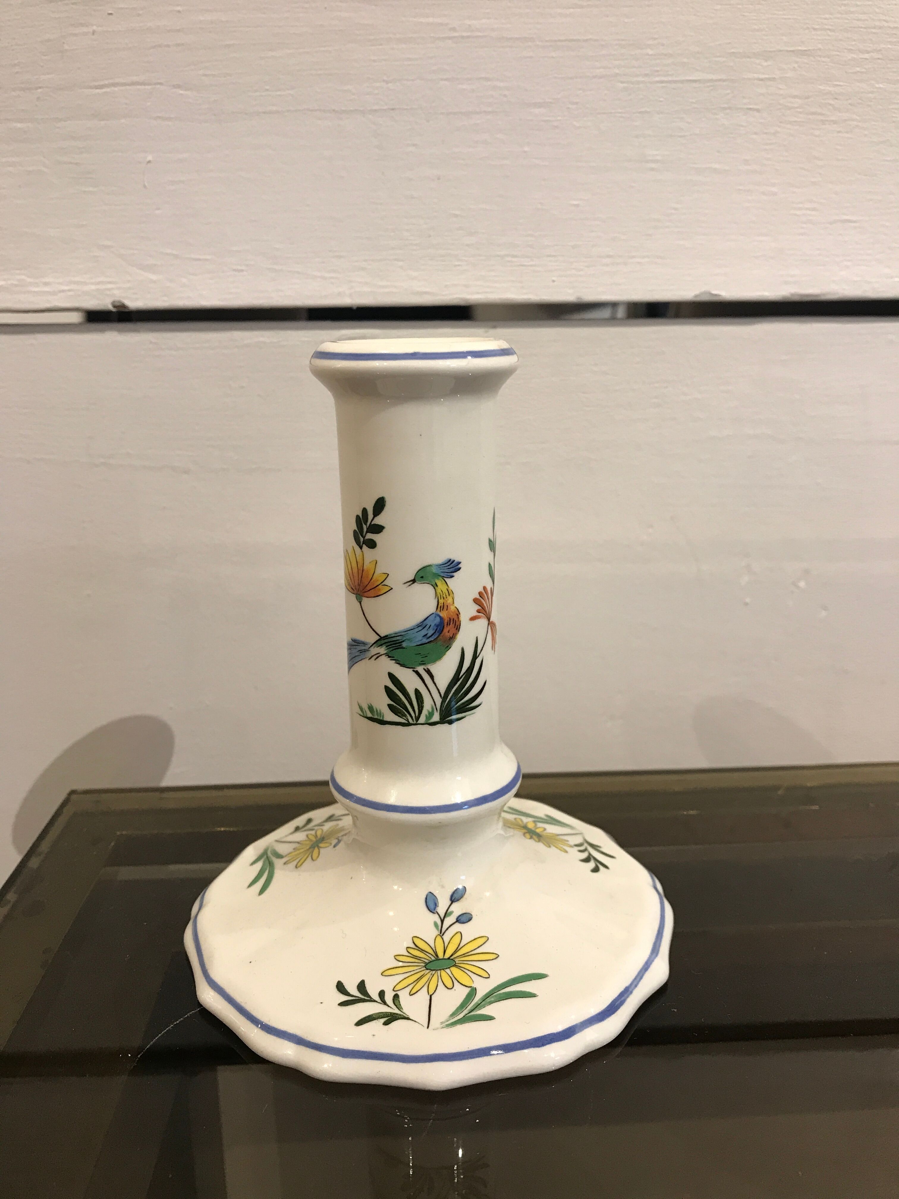 Candle holder birds of paradise gien