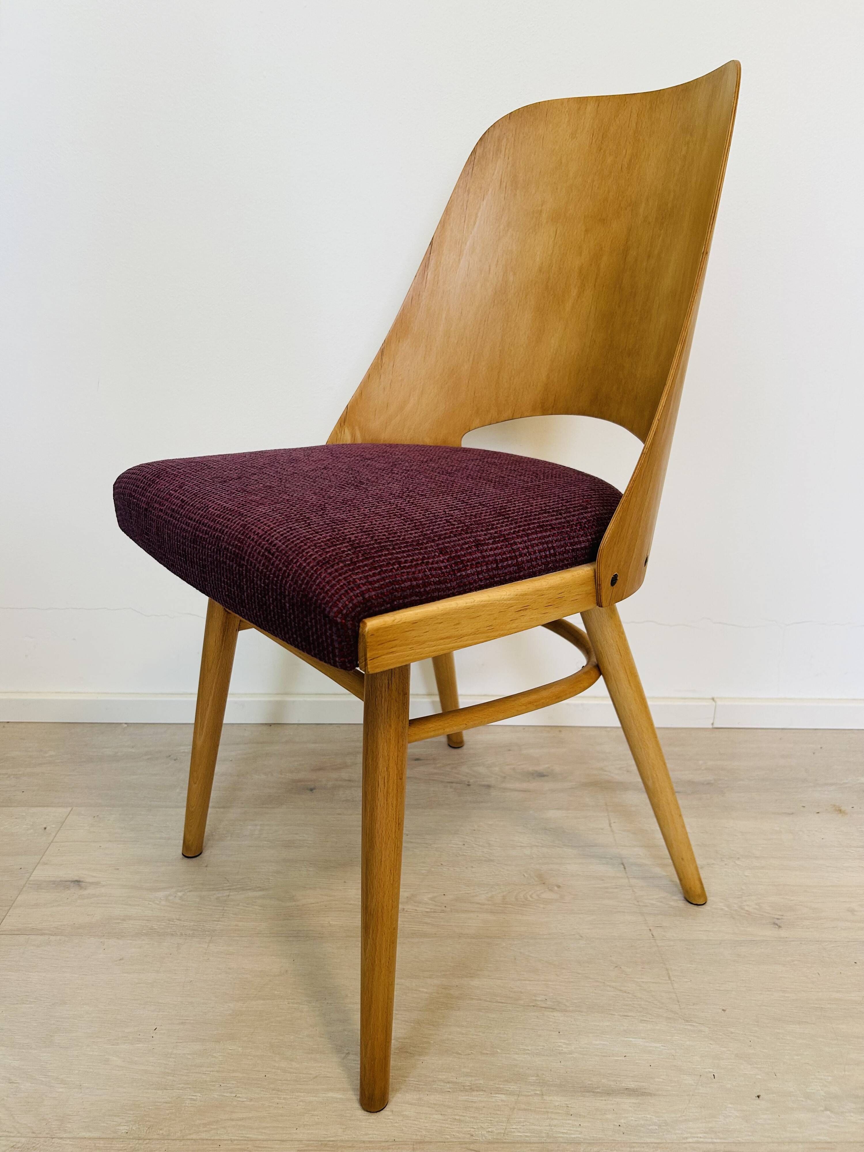 Vintage Chair by Radomir Hofman for TON, Model 514 from Czechoslovakia 1960’s