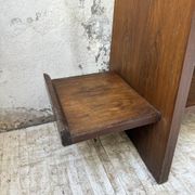 Jardinière années 50 palissandre constructiviste