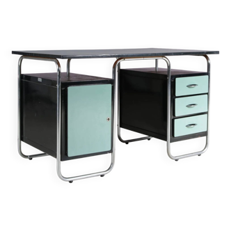 Bauhaus style desk from the 1950s by Torck, Belgium.