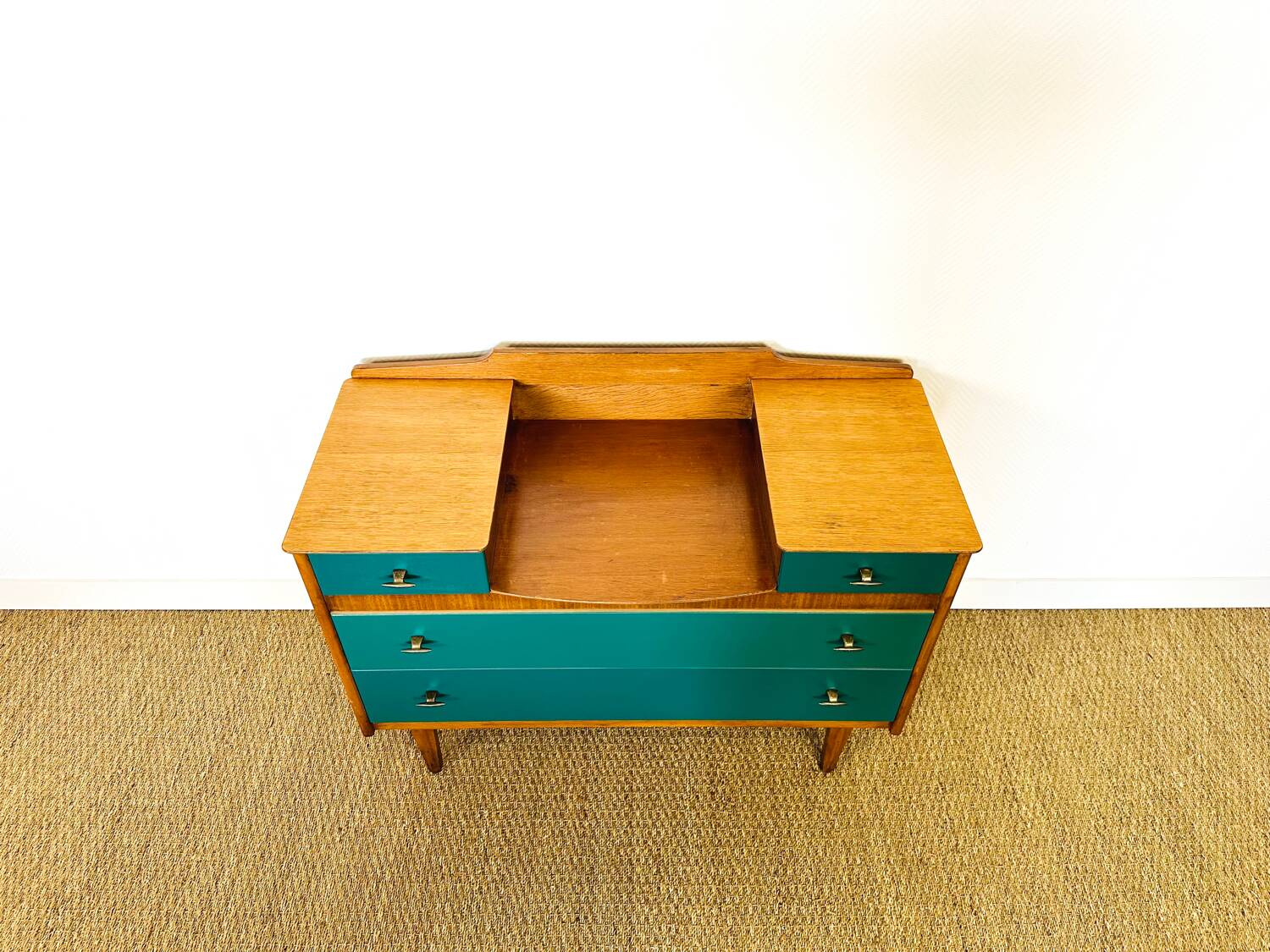 Vintage oak dressing table 1960