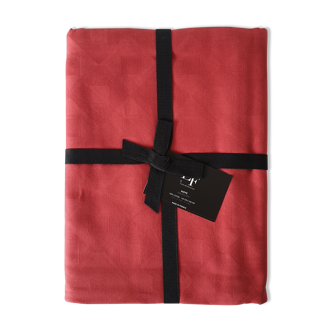Tablecloth The Jacquard Francais Cubic Red 140 X 260
