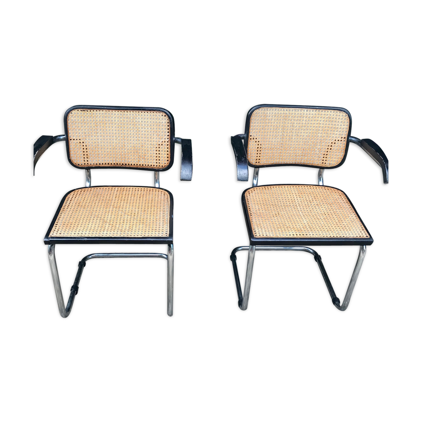 Pair of armchairs B64 Marcel Breuer