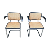 Pair of armchairs B64 Marcel Breuer