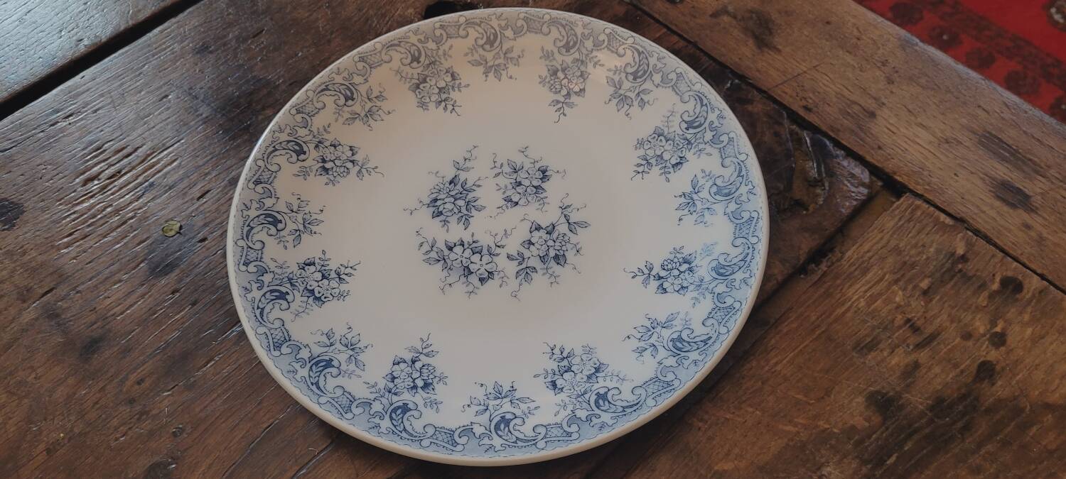 Rivanel 60's blue dessert plates