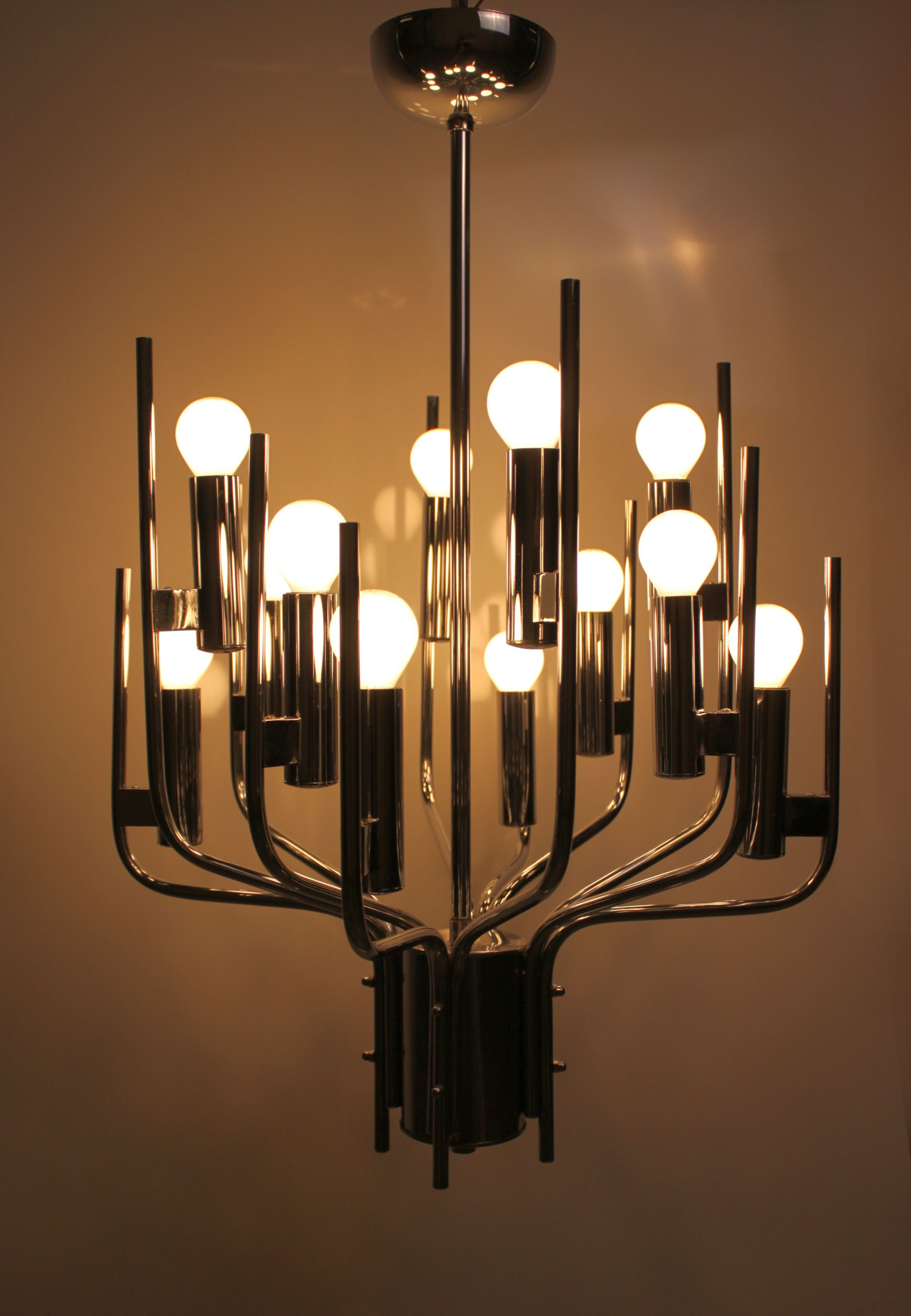 Chandelier from Sciolari in chrome metal