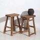 Ensemble de tabourets anciens (vers 1900). Ensemble de 2 pièces n°5