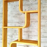 Bent plywood wall, bookcase, flowerbed, Volak by Holesov, 1960s Czechoslovakia