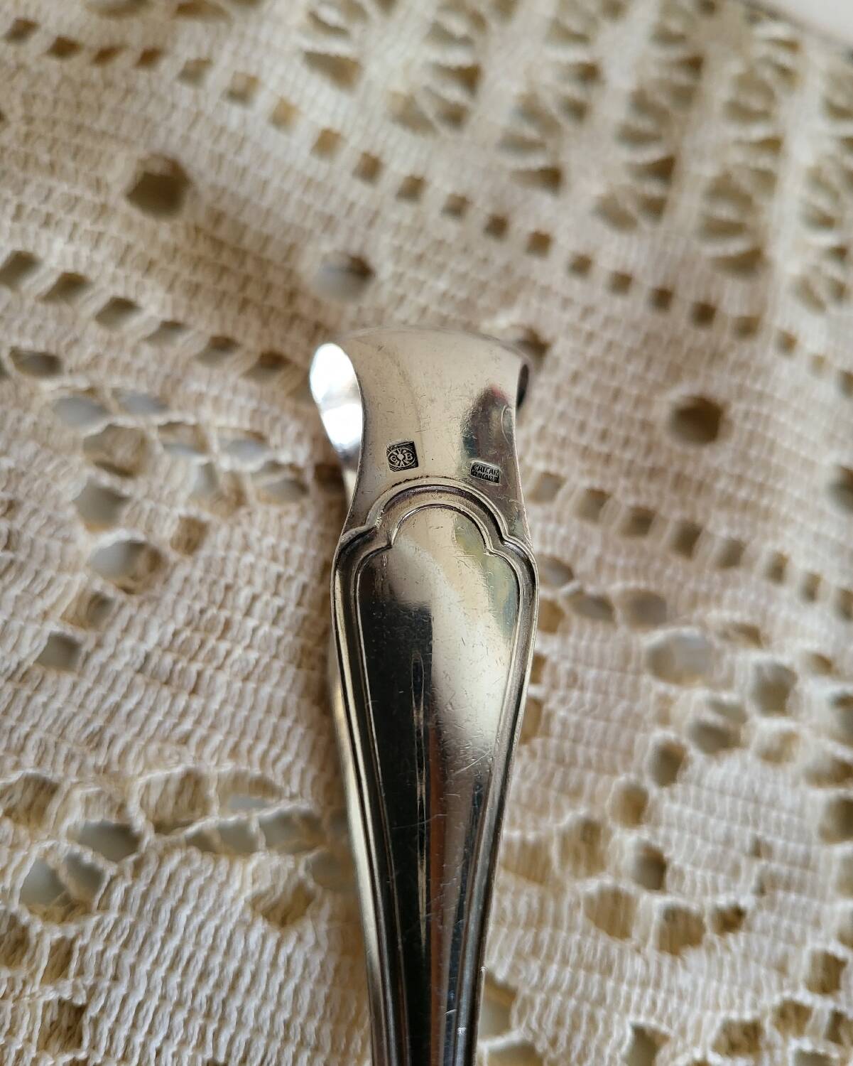 Silver-Plated Sugar Tongs Cailar Bayard