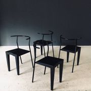 Postmodern Dr. Glob Dining Chairs by Philippe Starck for Kartell, Italy, 1980s, Set of 4