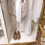 Rattan wardrobe