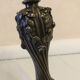 Finely decorated double-decorated silver bronze candlestick