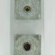 no. 1 of 2 mid century peill & putzler SCONCE with 2 glass cubes 60s/70s