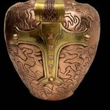 Important Art Nouveau copper jar circa 1900