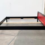 Double bed postmodern German vintage profile system by Elmar Flötotto for Flötotto.