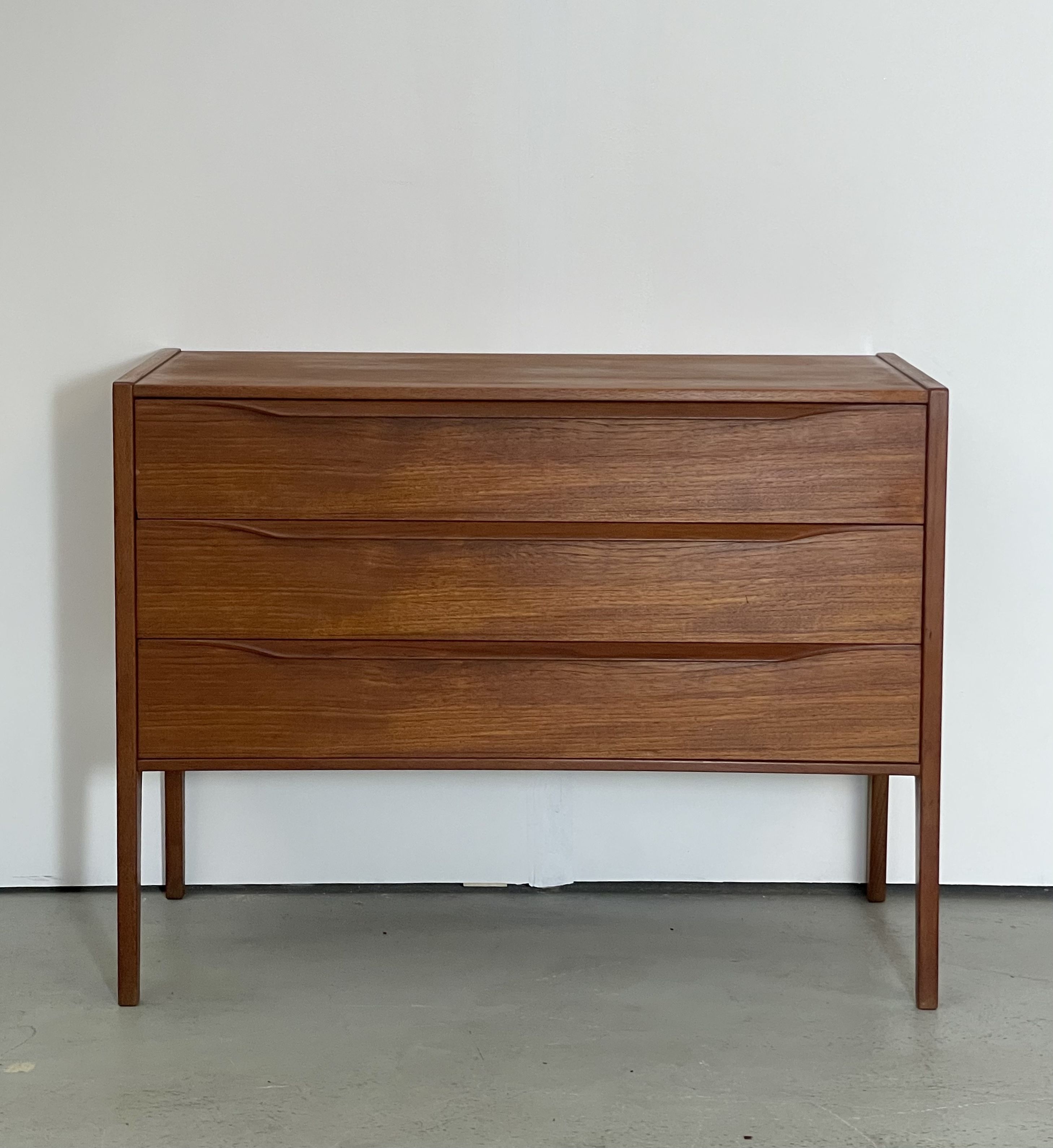 Danish teak chest of drawers no34 by Kai Kristiansen 1960s