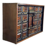 Cabinet in blackened wood and blond tortoiseshell, Italy, late 17th century