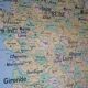 Map of France vintage - school poster n ° 4