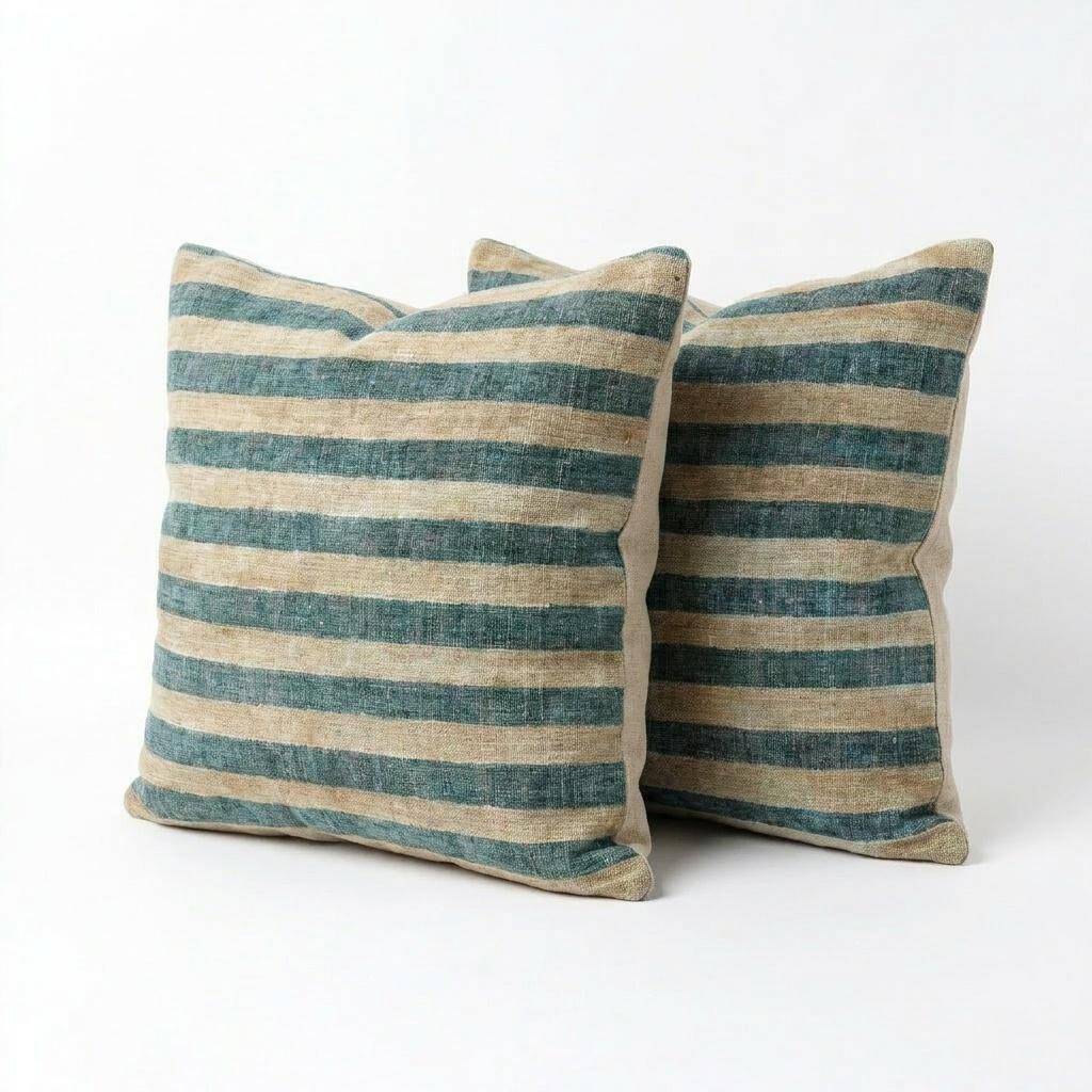 Set of 2 vintage Turkish cushion covers 51x51 cm