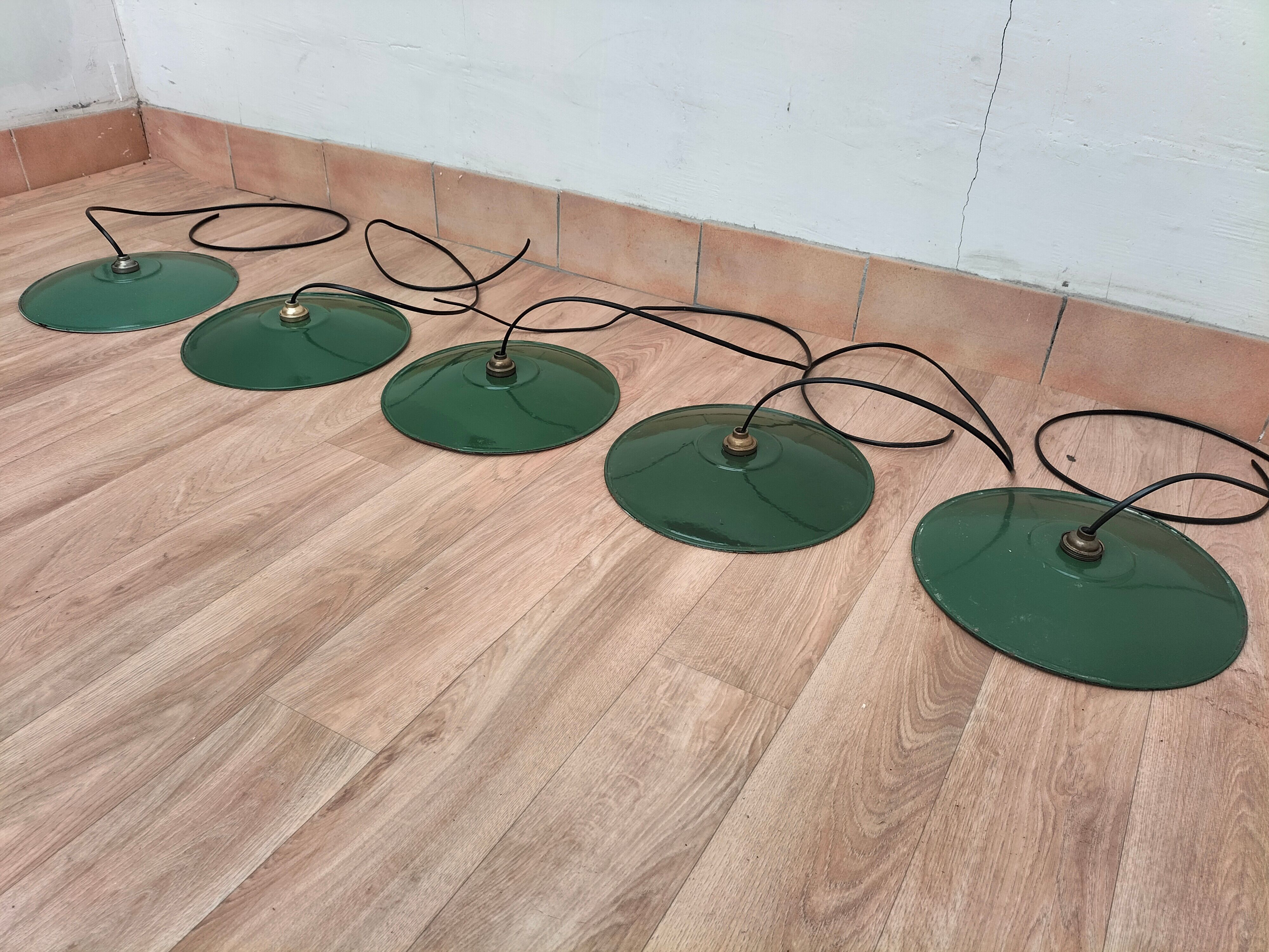 Set of antique lamps