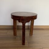 Round coffee table/thuja magnifying glass service