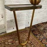 Standing ashtray with shelf from the 60s and 70s