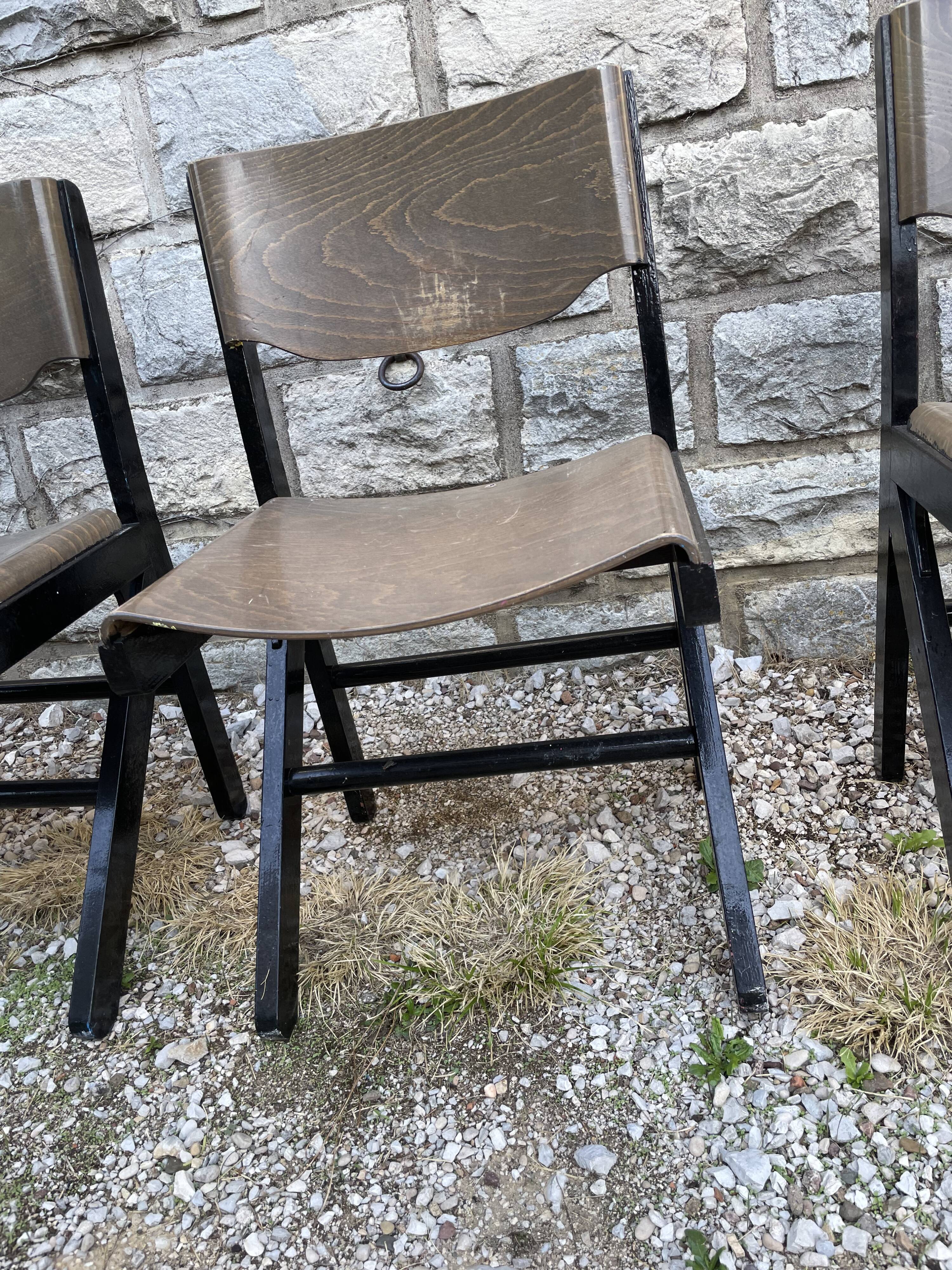 Set of 6 Chairs Baumann model Koka