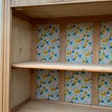 Parisian wardrobe art deco wood brut