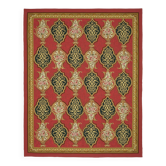 Handmade European Vintage Aubusson Kilim 272 cm x 346 cm
