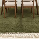 Set of 3 Handmade Green Rugs – 2x (2.5x1.5 m) + 1x (3x2 m)