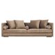 Sofa MALMO brown velour, Scandinavian design