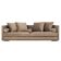 Canapé MALMO en velours marron, design scandinave
