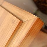 Mid-century Brutalist solid wood Sideboard