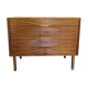 Rattan chest of drawers of the years 50