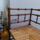 Chaise d'angle bois et paille