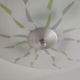 Zukov opal glass pendant chandelier, 1960s