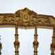 2 chaises en bois doré