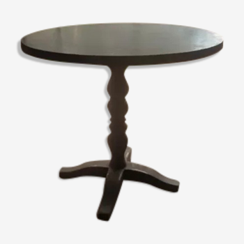 Table ronde en bois